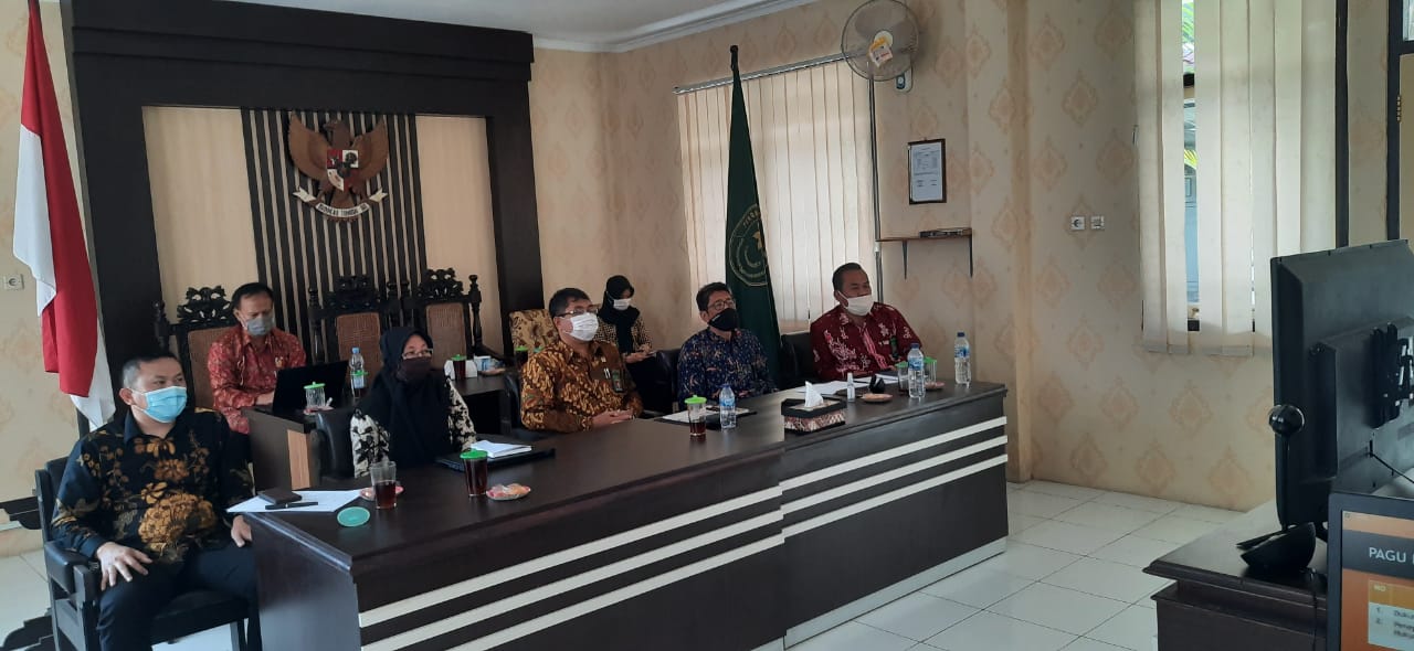 PN Purworejo Mengikuti Pembinaan Teknis Dan Administrasi Yudisial Oleh Pimpinan MA-RI